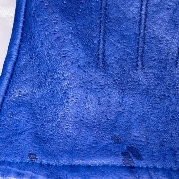 Vintage Hudson’s Bay Company Blue Leather Women’s Gloves – Size 8 | 💙 - Picture 8 of 8